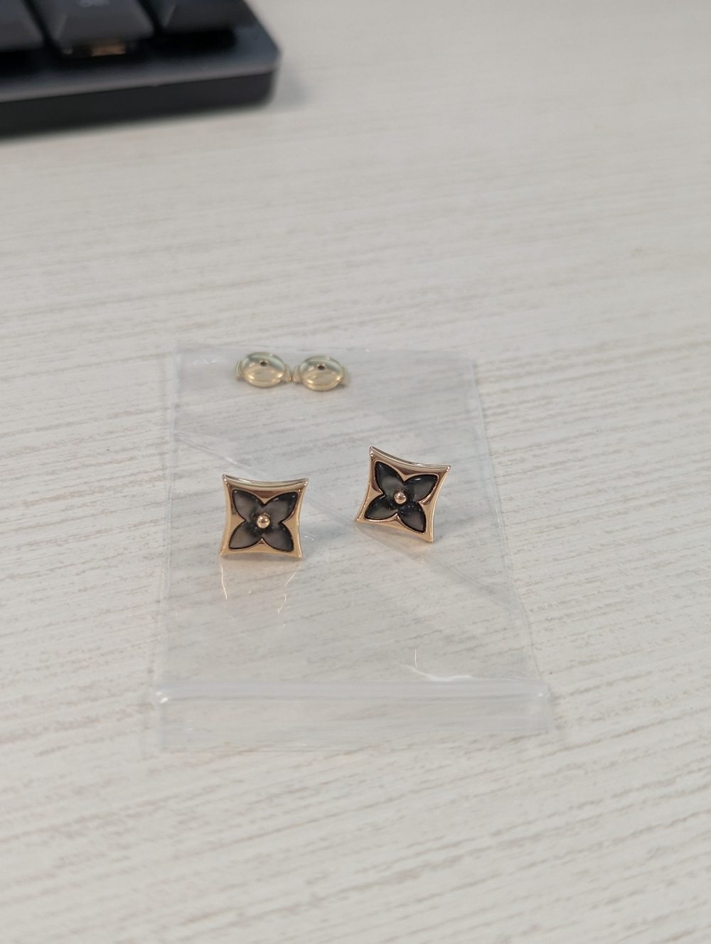Pair of Louis Vuitton “Color Blossom BB Star Earstud” earrings